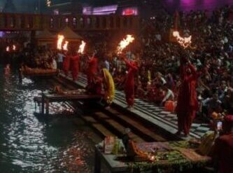 Ganga Aarti View at Har Ki Pauri: